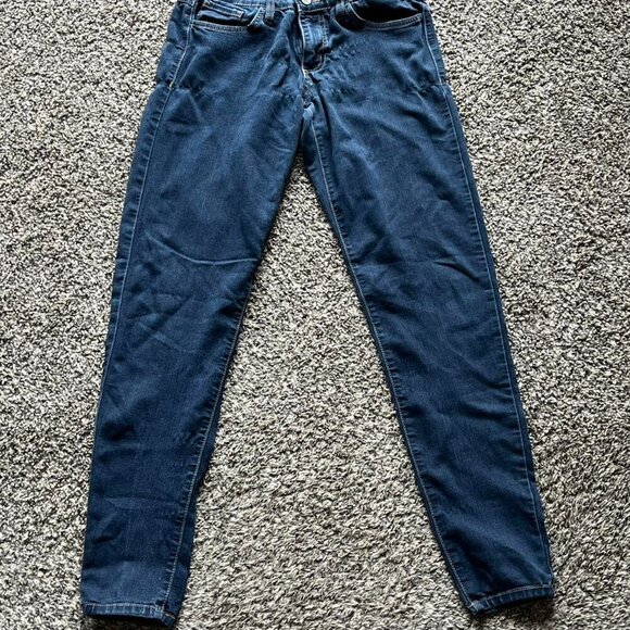 Flying Monkey Navy Skinny Jeans, Womens 28 Mid-rise Denim Jeans - Picture 5 of 8